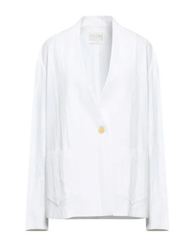 Forte Forte Forte_forte Woman Blazer White Size 4 Viscose, Cotton, Polyamide