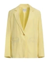 Forte Forte Forte_forte Woman Blazer Yellow Size 3 Polyester, Cotton In Yellow