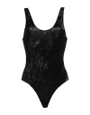 Forte Forte Forte_forte Woman Bodysuit Black Size 1 Polyester, Elastane