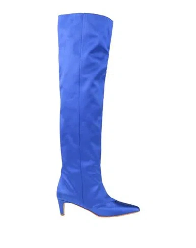 Forte Forte Forte_forte Woman Boot Bright Blue Size 8 Textile Fibers
