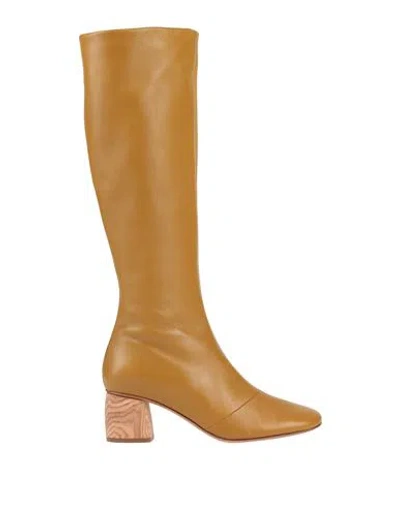 Forte Forte Forte_forte Woman Boot Mustard Size 7 Soft Leather In Yellow