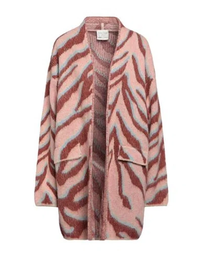 Forte Forte Forte_forte Woman Cardigan Blush Size 1 Alpaca Wool, Acrylic, Textile Fibers, Mohair Wool, Wool In Multi