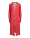 Forte Forte Forte_forte Woman Cardigan Coral Size 0 Mohair Wool, Polyamide, Wool In Red