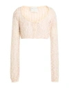 Forte Forte Forte_forte Woman Cardigan Cream Size 3 Mohair Wool, Cotton, Polyamide, Wool In White