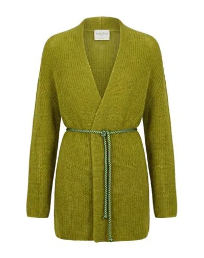 Forte Forte Forte_forte Woman Cardigan Green Size 1 Mohair Wool, Polyamide In Multi