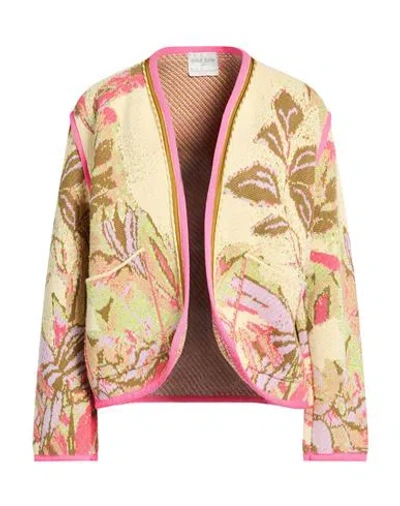 Forte Forte Forte_forte Woman Cardigan Pastel Yellow Size 3 Cotton, Polyester, Viscose, Polyamide