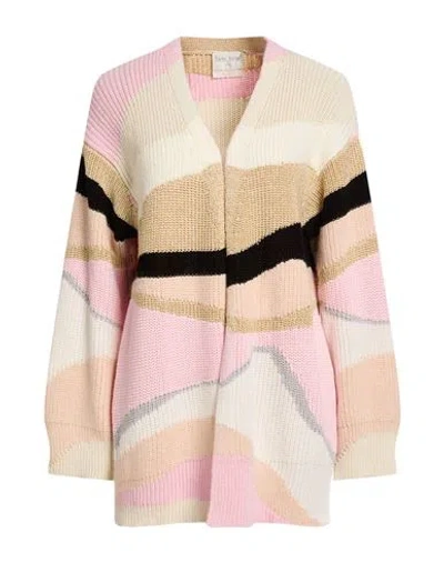 Forte Forte Forte_forte Woman Cardigan Pink Size 3 Cotton, Wool, Textile Fibers, Cashmere, Mohair Wool In Multi