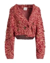 Forte Forte Forte_forte Woman Cardigan Red Size 2 Virgin Wool, Polyamide