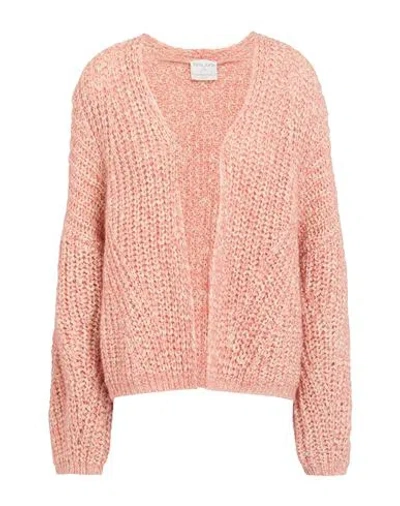 Forte Forte Forte_forte Woman Cardigan Salmon Pink Size 3 Cotton, Mohair Wool, Polyamide