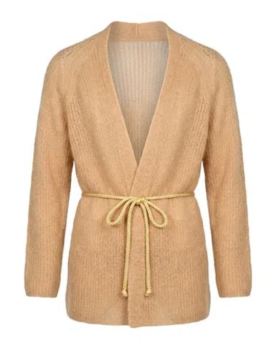 Forte Forte Forte_forte Woman Cardigan Sand Size 1 Mohair Wool, Polyamide In Neutral