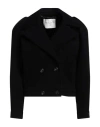 Forte Forte Forte_forte Woman Coat Black Size 3 Virgin Wool In Black