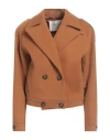 Forte Forte Forte_forte Woman Coat Brown Size 2 Virgin Wool In Brown