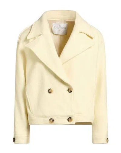 Forte Forte Forte_forte Woman Coat Pastel Yellow Size 2 Virgin Wool In Multi