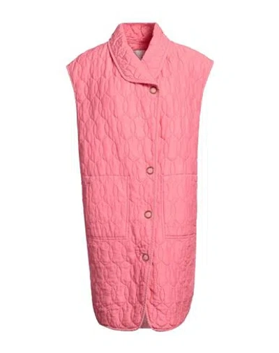 Forte Forte Forte_forte Woman Coat Pink Size 1 Cotton, Silk