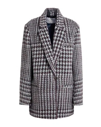 FORTE FORTE FORTE_FORTE WOMAN COAT SKY BLUE SIZE 2 VIRGIN WOOL, ALPACA WOOL