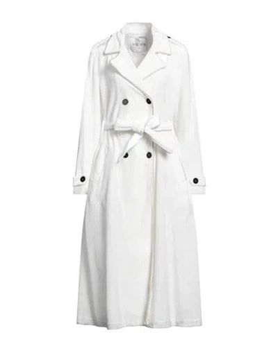 Forte Forte Forte_forte Woman Coat White Size 2 Viscose, Giza 45 Cotton