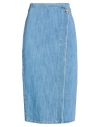 Forte Forte Forte_forte Woman Denim Skirt Blue Size 2 Cotton In Blue
