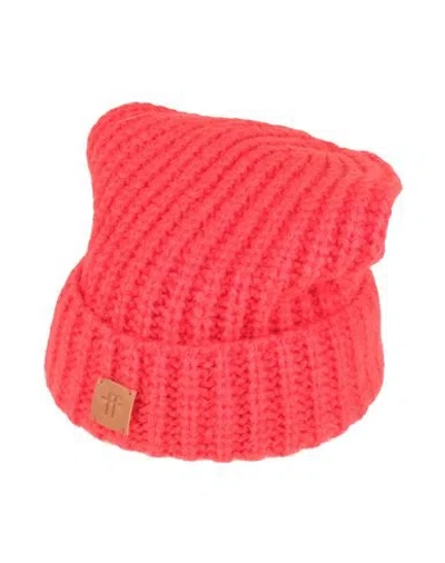 Forte Forte Forte_forte Woman Hat Tomato Red Size Onesize Acrylic, Polyamide, Mohair Wool