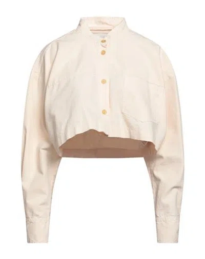 Forte Forte Forte_forte Woman Jacket Blush Size 2 Cotton In Pink