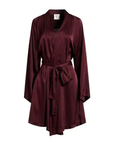 Forte Forte Forte_forte Woman Jacket Burgundy Size 3 Silk, Elastane