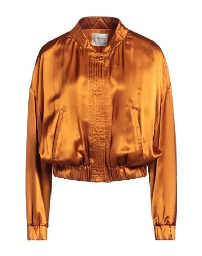 Forte Forte Forte_forte Woman Jacket Camel Size 1 Viscose In Orange