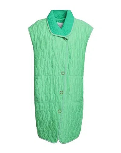 Forte Forte Forte_forte Woman Jacket Green Size 2 Cotton, Silk, Polyamide