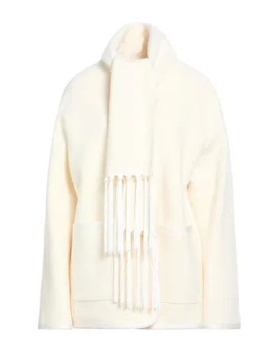 Forte Forte Forte_forte Woman Jacket Ivory Size 2 Wool, Polyamide In White