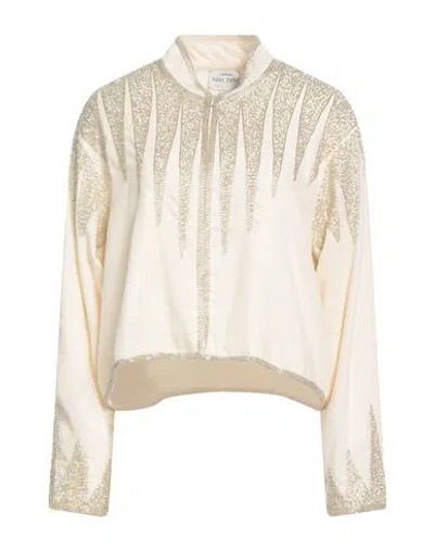 Forte Forte Forte_forte Woman Jacket Ivory Size 3 Polyester, Glass In White