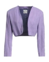 Forte Forte Forte_forte Woman Jacket Mauve Size 1 Linen In Purple
