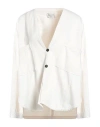 Forte Forte Forte_forte Woman Jacket Off White Size 2 Cotton In White