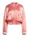 Forte Forte Forte_forte Woman Jacket Salmon Pink Size 3 Viscose In Multi