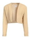 Forte Forte Forte_forte Woman Jacket Sand Size 3 Linen In Neutral