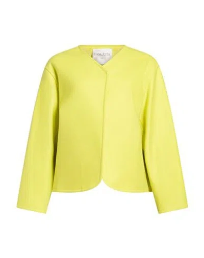 Forte Forte Forte_forte Woman Jacket Yellow Size 0 Wool, Polyamide