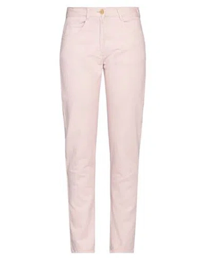 Forte Forte Forte_forte Woman Jeans Light Pink Size 2 Cotton, Hemp