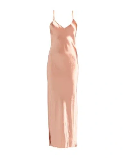 Forte Forte Forte_forte Woman Maxi Dress Apricot Size 1 Acetate, Viscose In Neutral