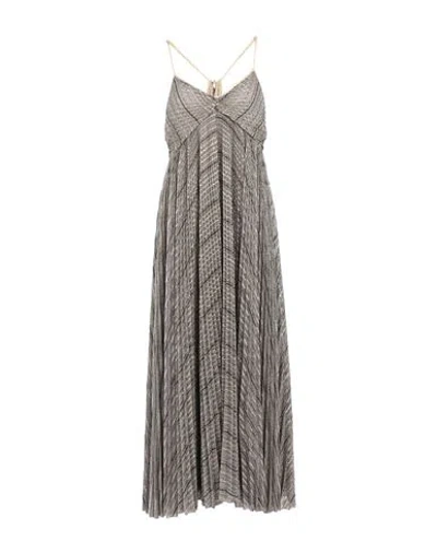 Forte Forte Forte_forte Woman Maxi Dress Beige Size 3 Polyester, Metallic Polyester, Polyamide In Brown