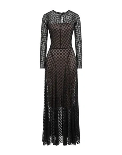 Forte Forte Forte_forte Woman Maxi Dress Black Size 2 Polyamide, Elastane