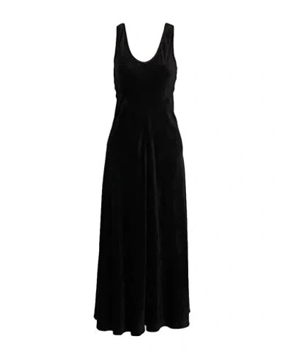 Forte Forte Forte_forte Woman Maxi Dress Black Size 3 Viscose In Multi