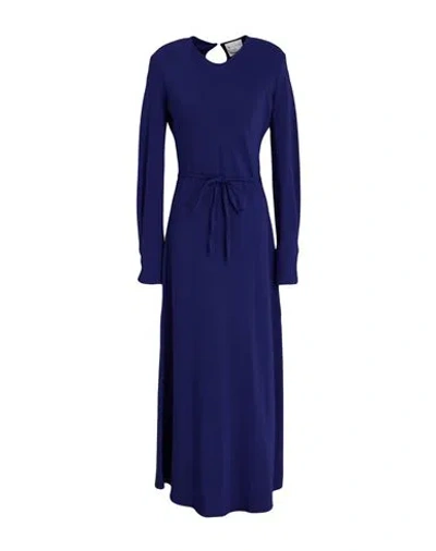Forte Forte Forte_forte Woman Maxi Dress Blue Size 2 Viscose, Elastane