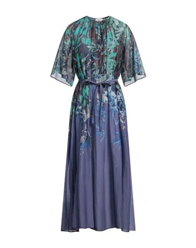 Forte Forte Forte_forte Woman Maxi Dress Blue Size 3 Cupro In Purple