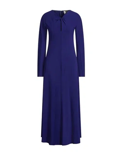 Forte Forte Forte_forte Woman Maxi Dress Blue Size 3 Viscose, Elastane