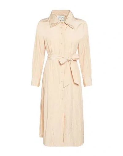 Forte Forte Forte_forte Woman Maxi Dress Blush Size 2 Polyester, Cotton In Neutral
