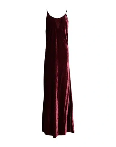 Forte Forte Forte_forte Woman Maxi Dress Burgundy Size 3 Viscose, Polyamide In Red