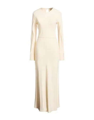Forte Forte Forte_forte Woman Maxi Dress Cream Size 1 Viscose, Elastane In Neutral