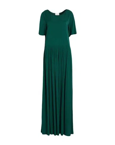 Forte Forte Forte_forte Woman Maxi Dress Dark Green Size 0 Viscose, Cotton