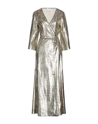 Forte Forte Forte_forte Woman Maxi Dress Gold Size 1 Polyester, Silk