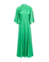 Forte Forte Forte_forte Woman Maxi Dress Green Size 2 Silk, Elastane