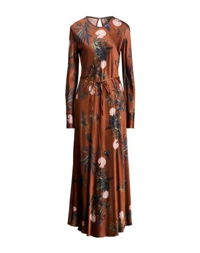 Forte Forte Forte_forte Woman Maxi Dress Light Brown Size 3 Viscose