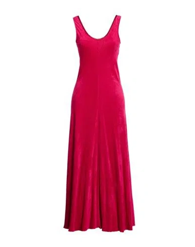 Forte Forte Forte_forte Woman Maxi Dress Magenta Size 1 Viscose In Purple