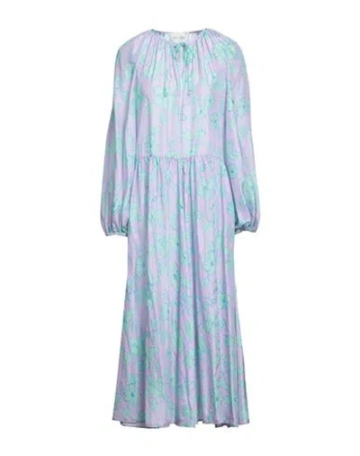 Forte Forte Forte_forte Woman Maxi Dress Mauve Size 2 Silk In Blue